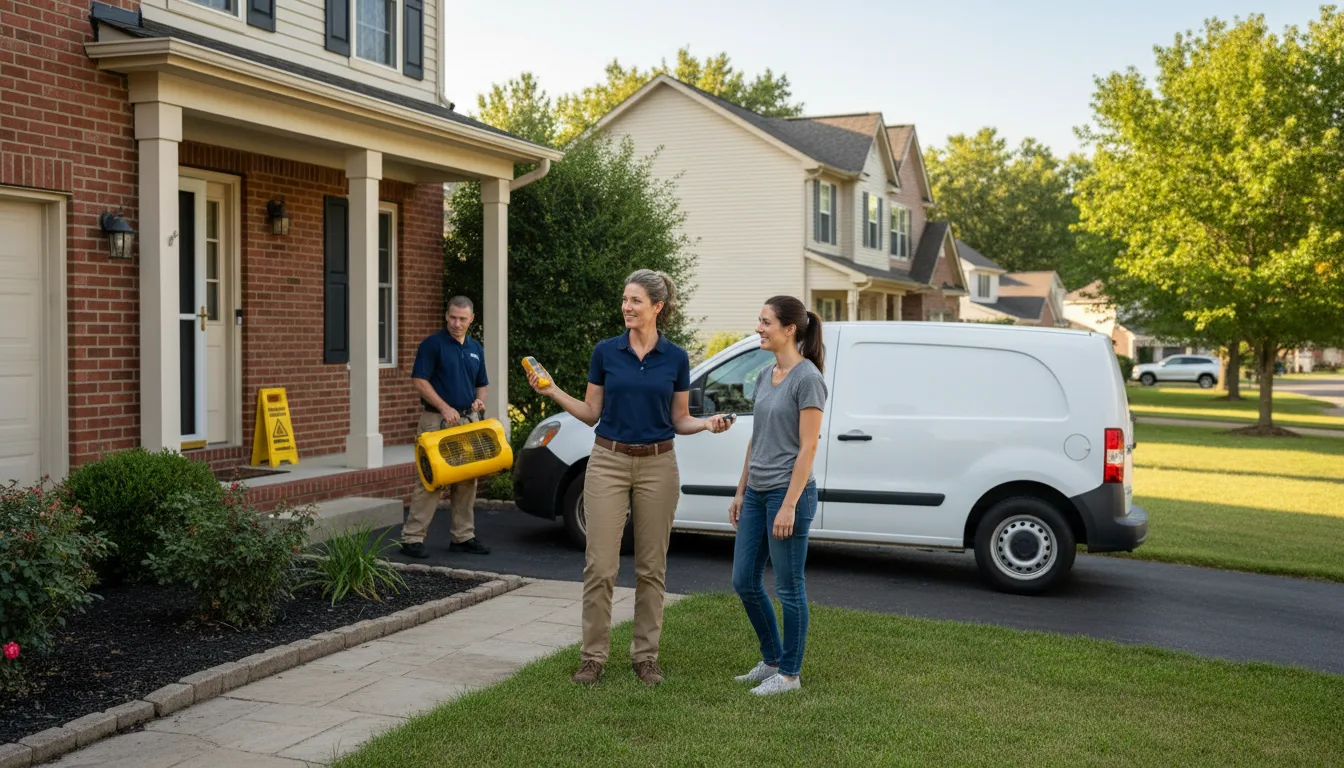 Residential water damage restoration in Vanceboro, ME